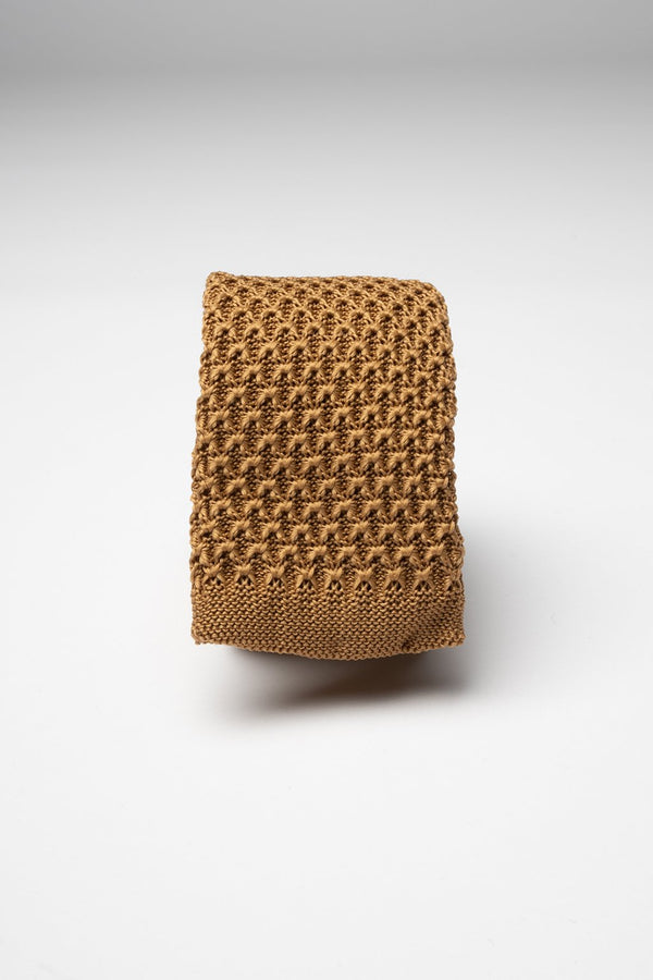Chestnut Knitted Tie