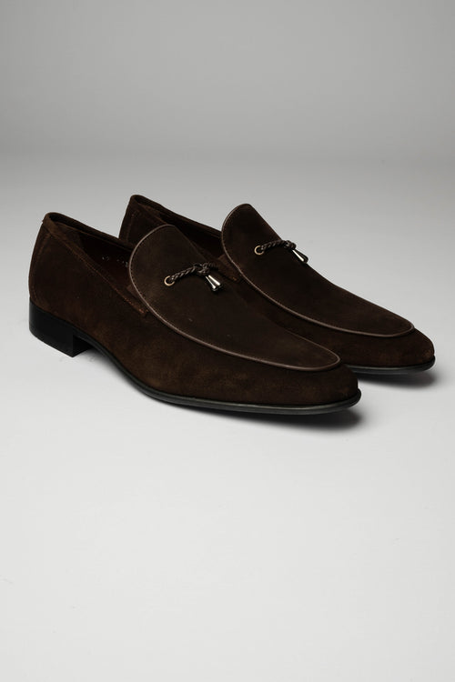 Brown Nubuck Loafer