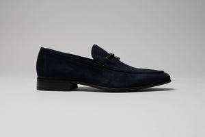 Navy Nubuck Loafer