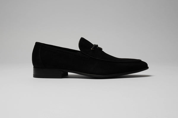 Black Nubuck Loafer