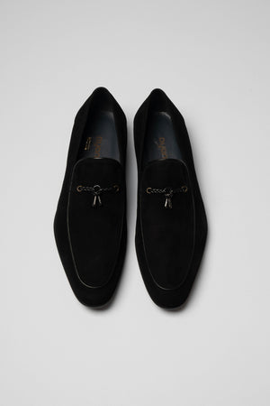 Black Nubuck Loafer