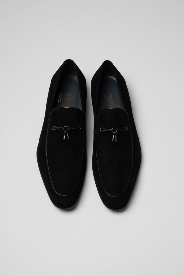 Black Nubuck Loafer