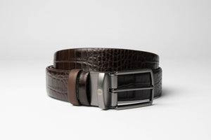 'Turo' Reversible Leather Belt