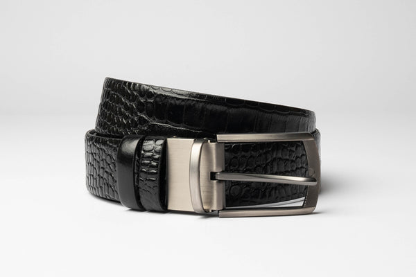 'Turo' Reversible Leather Belt