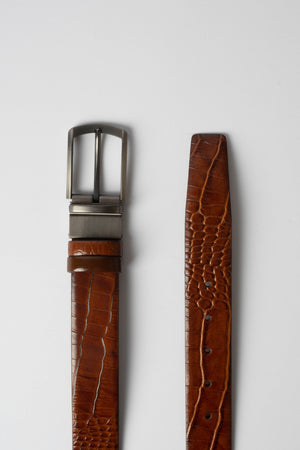 'Turo' Reversible Leather Belt