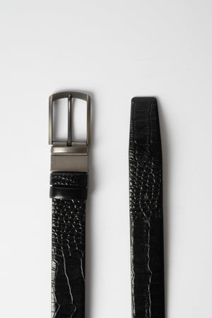 'Turo' Reversible Leather Belt