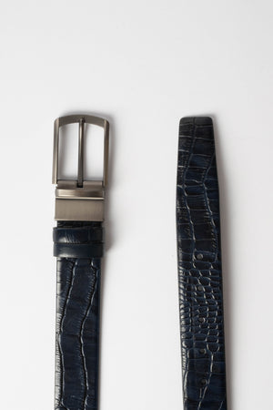 'Turo' Reversible Leather Belt