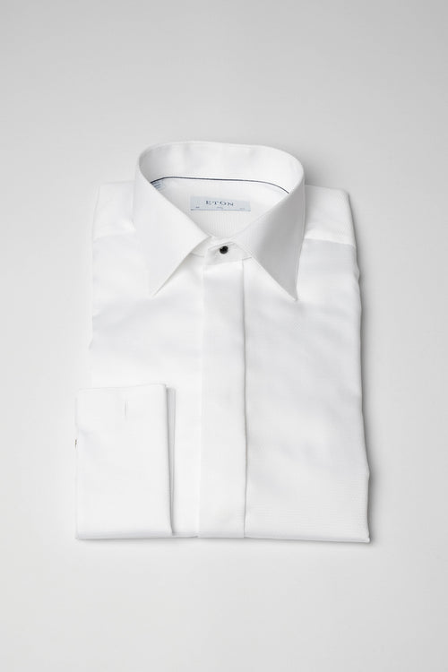 Eton Evening Fly-Front Shirt