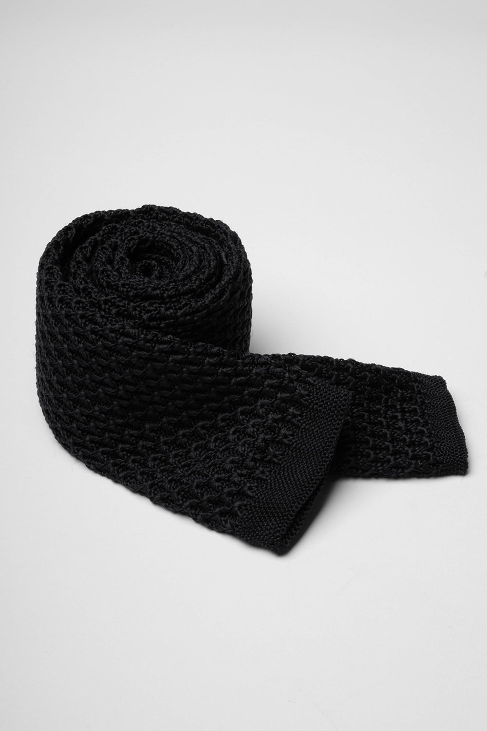 Black Knitted Tie
