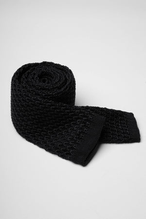 Black Knitted Tie